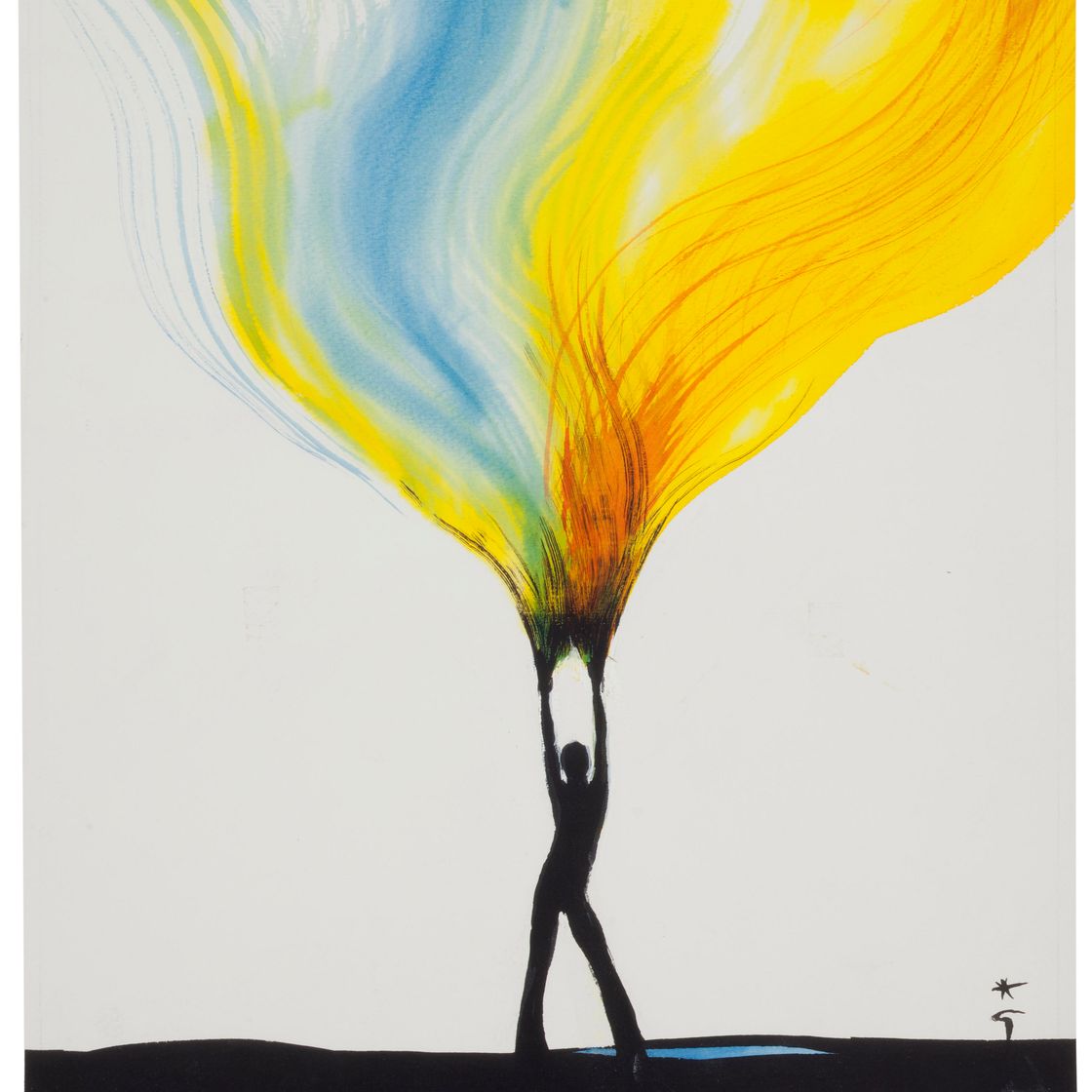 René Gruau — ЧЕРНЫЙ СИЛУЭТ, 1969