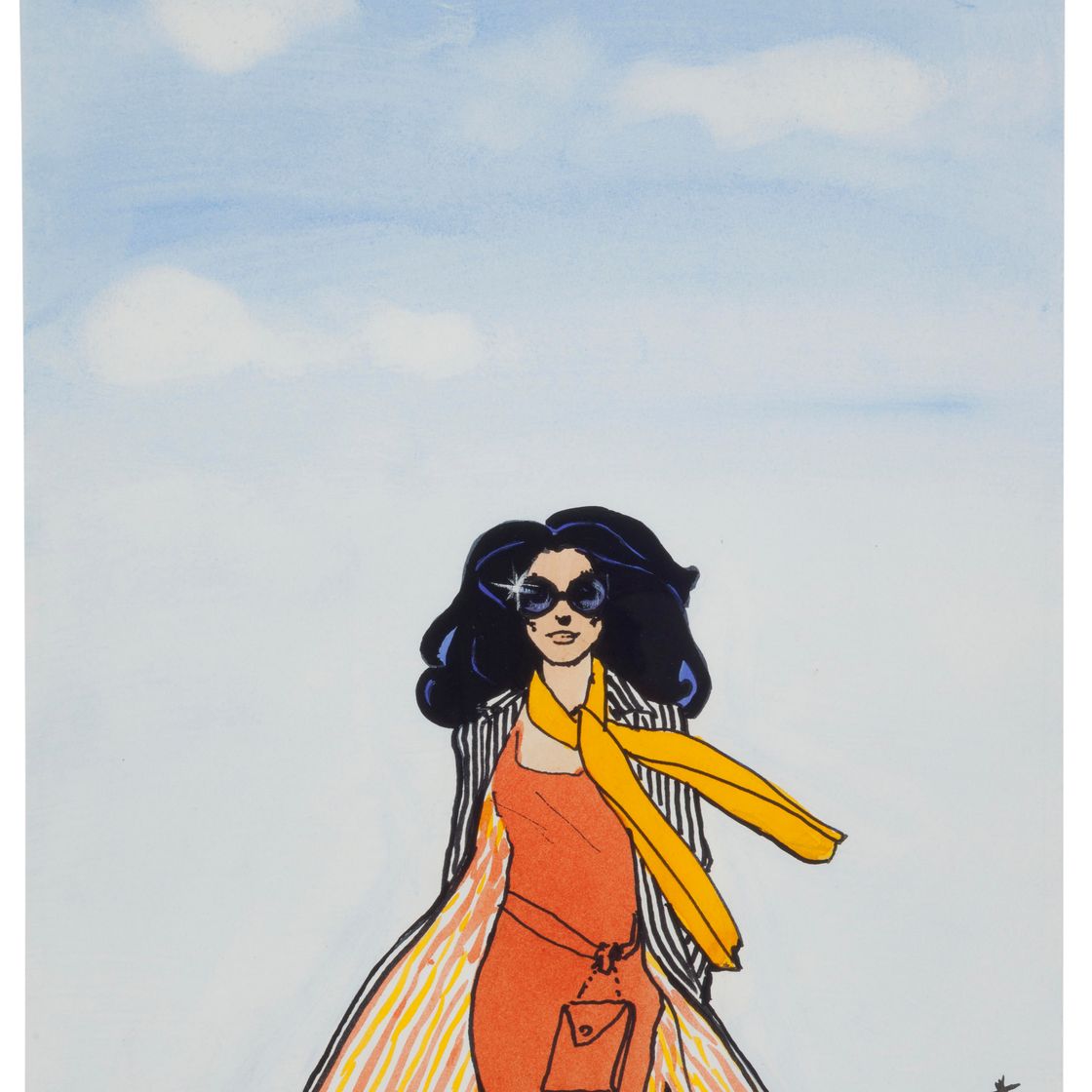 René Gruau — ПРЕТ-а-ПОРТЕ, 1972