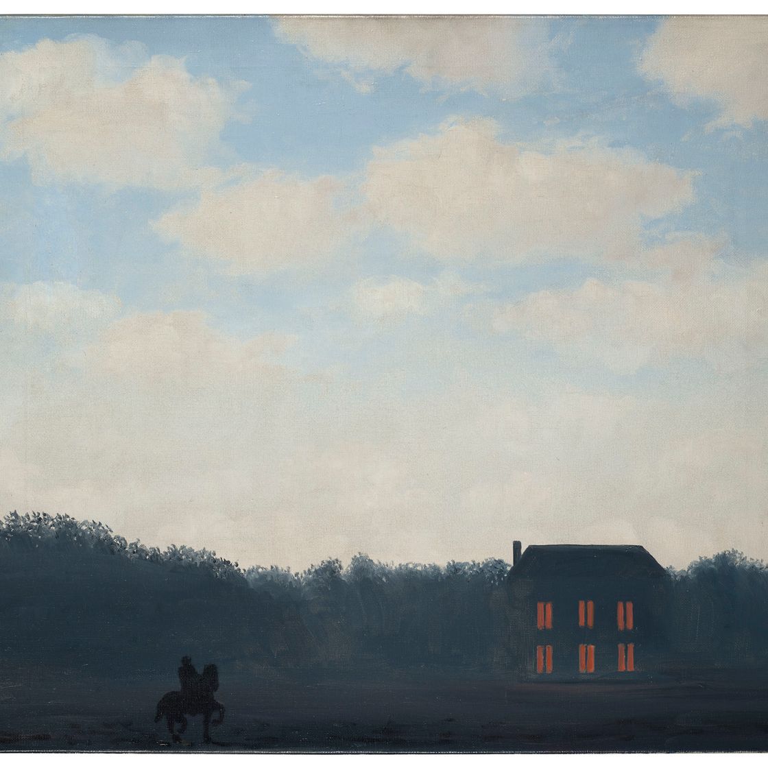 René Magritte — Оплата за человека, ставшего рыцарем (Империя люмьеров)