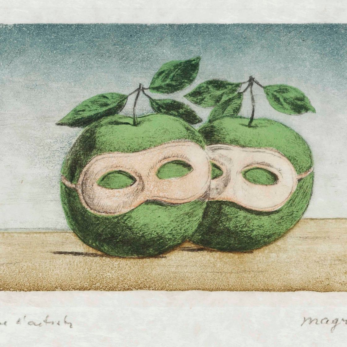 René Magritte — Прет Марию из "Знака наблюдения за временными проявлениями любви"