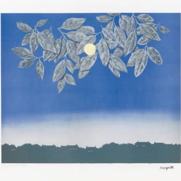 René Magritte — "Белая страница" из "Истории и философии Р. Магритта"