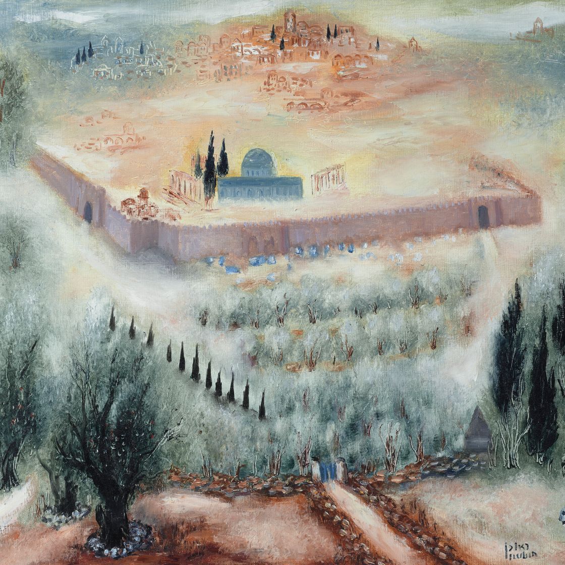 Reuven Rubin — Иерусалим Золотой, изображение 1