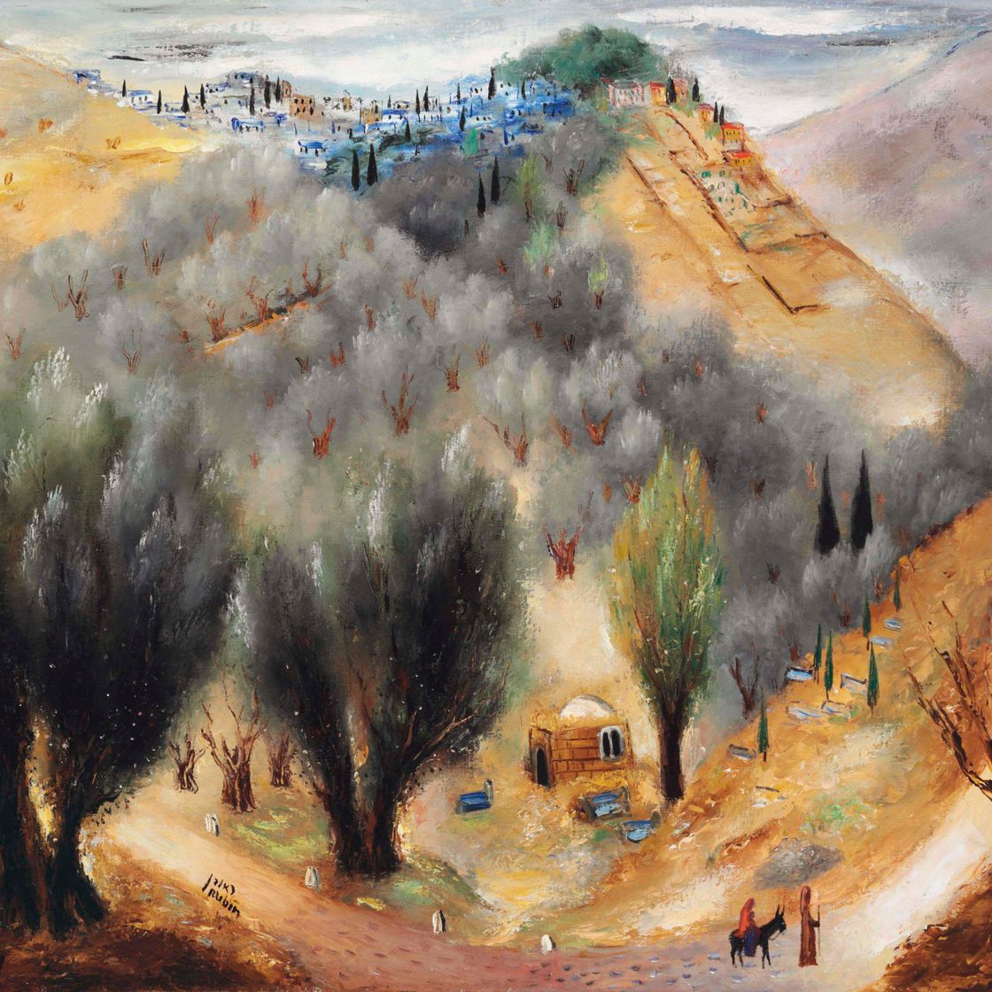 Reuven Rubin — Цфат в Галилее