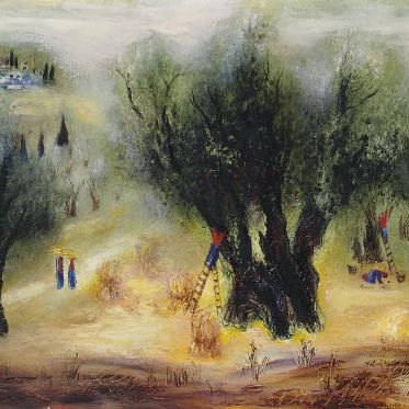 Reuven Rubin — Пейзаж в Галилее