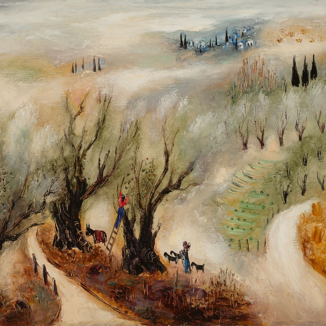 Reuven Rubin — Галилейский пейзаж, изображение 1