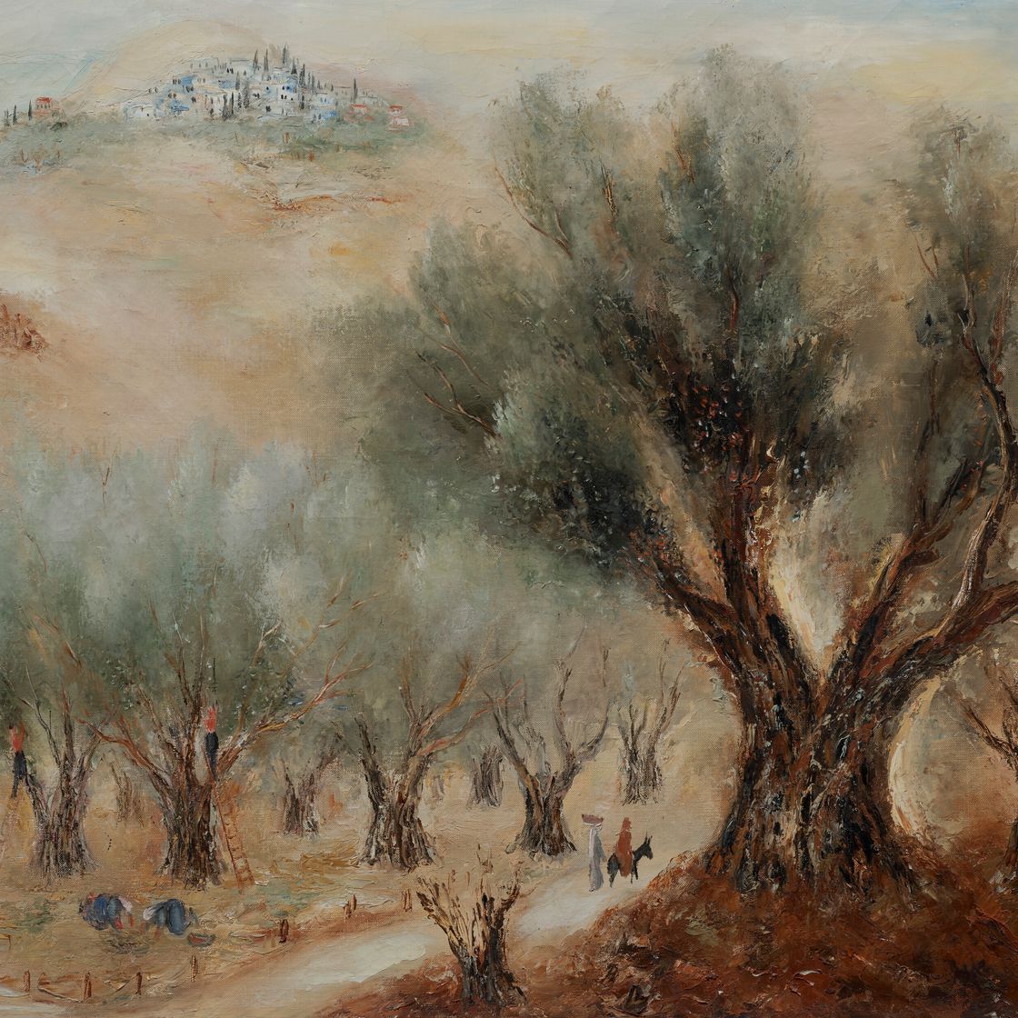Reuven Rubin — Пейзаж в Галилее, изображение 1