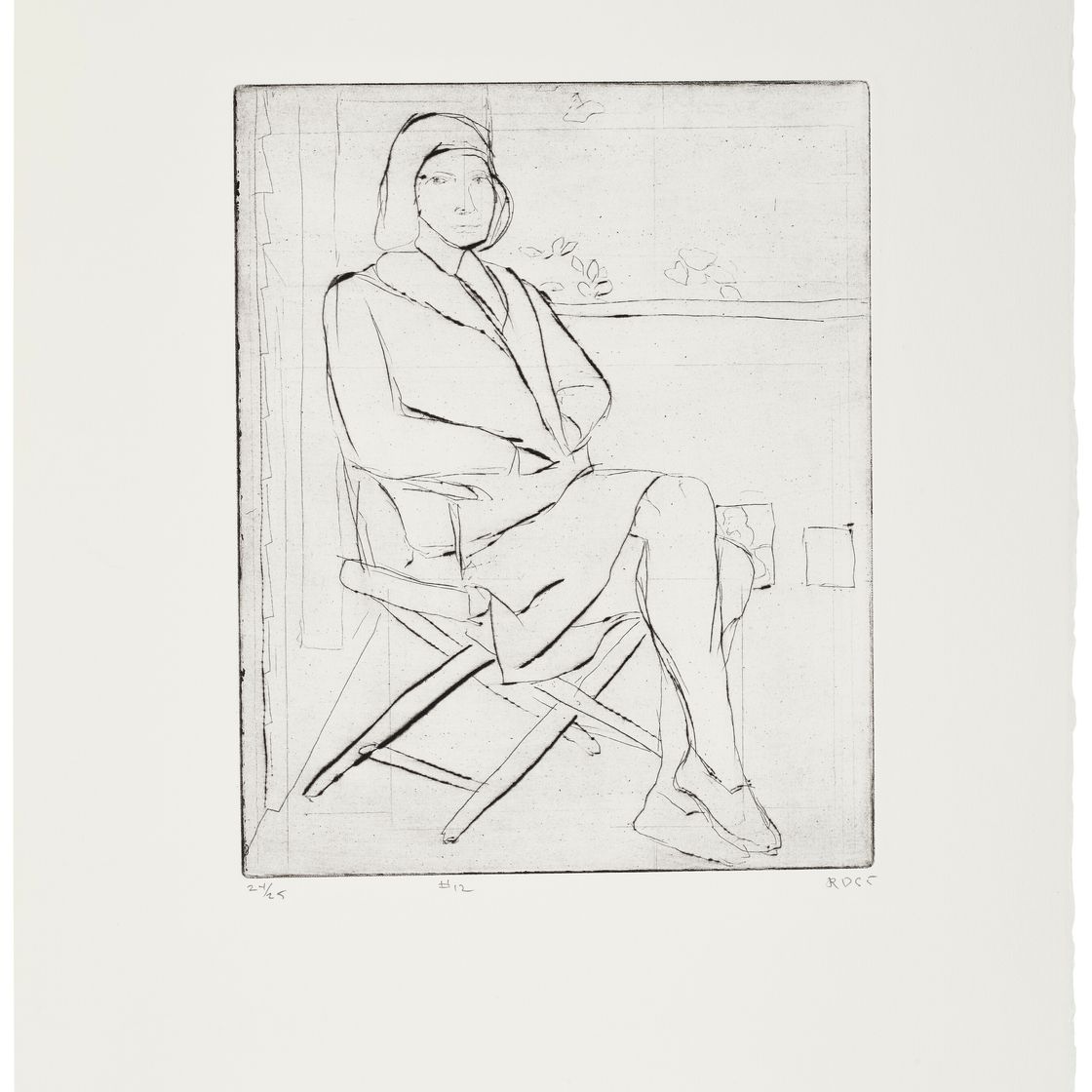 Richard Diebenkorn — 41 Гравюра с сухими точками, изображение 13
