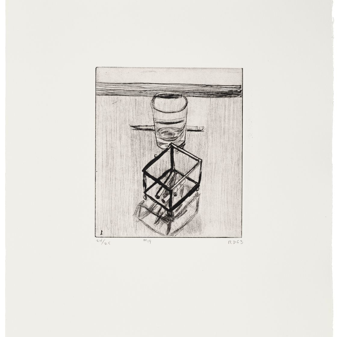 Richard Diebenkorn — 41 Гравюра с сухими точками, изображение 20