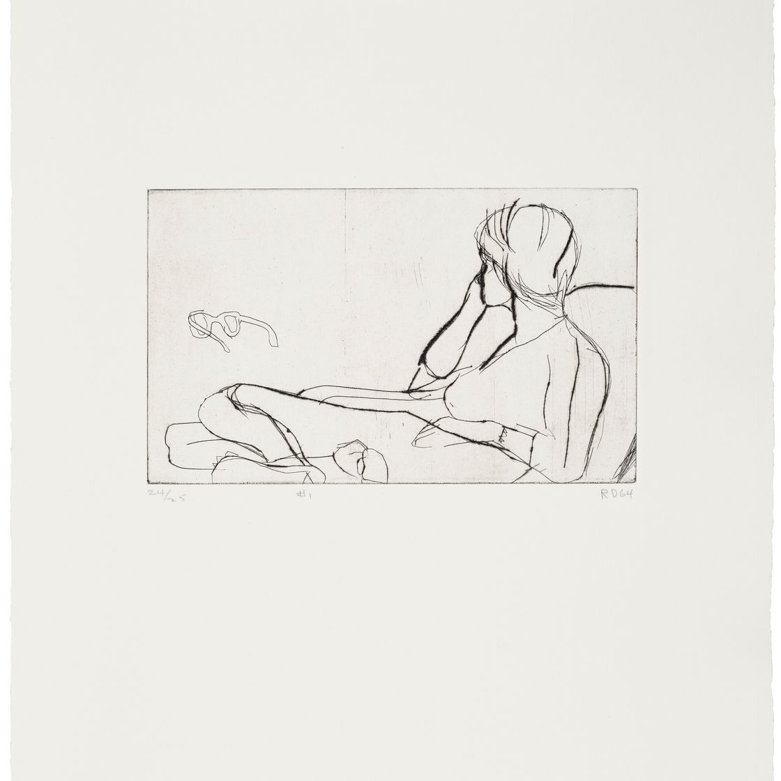 Richard Diebenkorn — 41 Гравюра с сухими точками, изображение 3