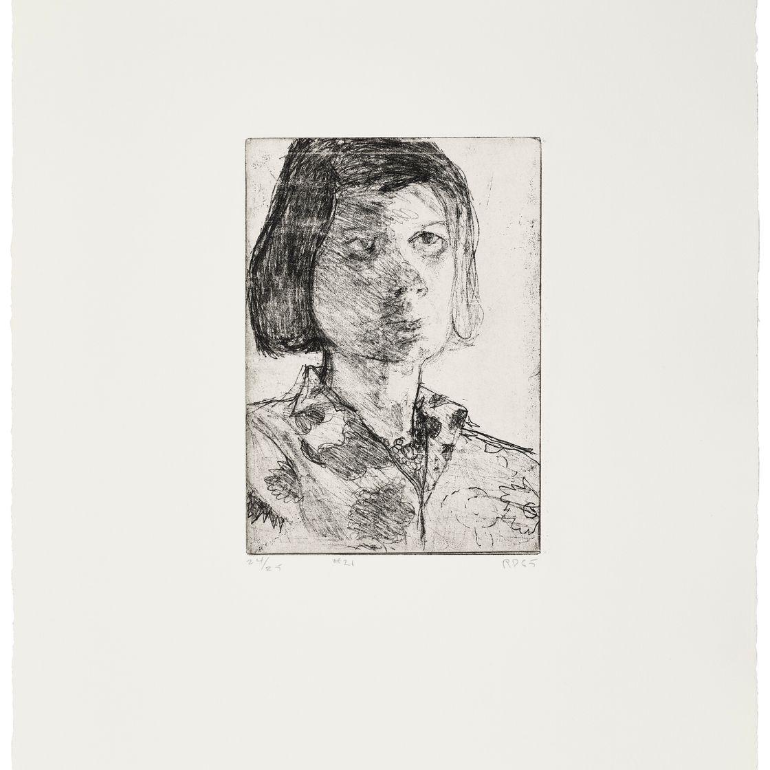 Richard Diebenkorn — 41 Гравюра с сухими точками, изображение 22