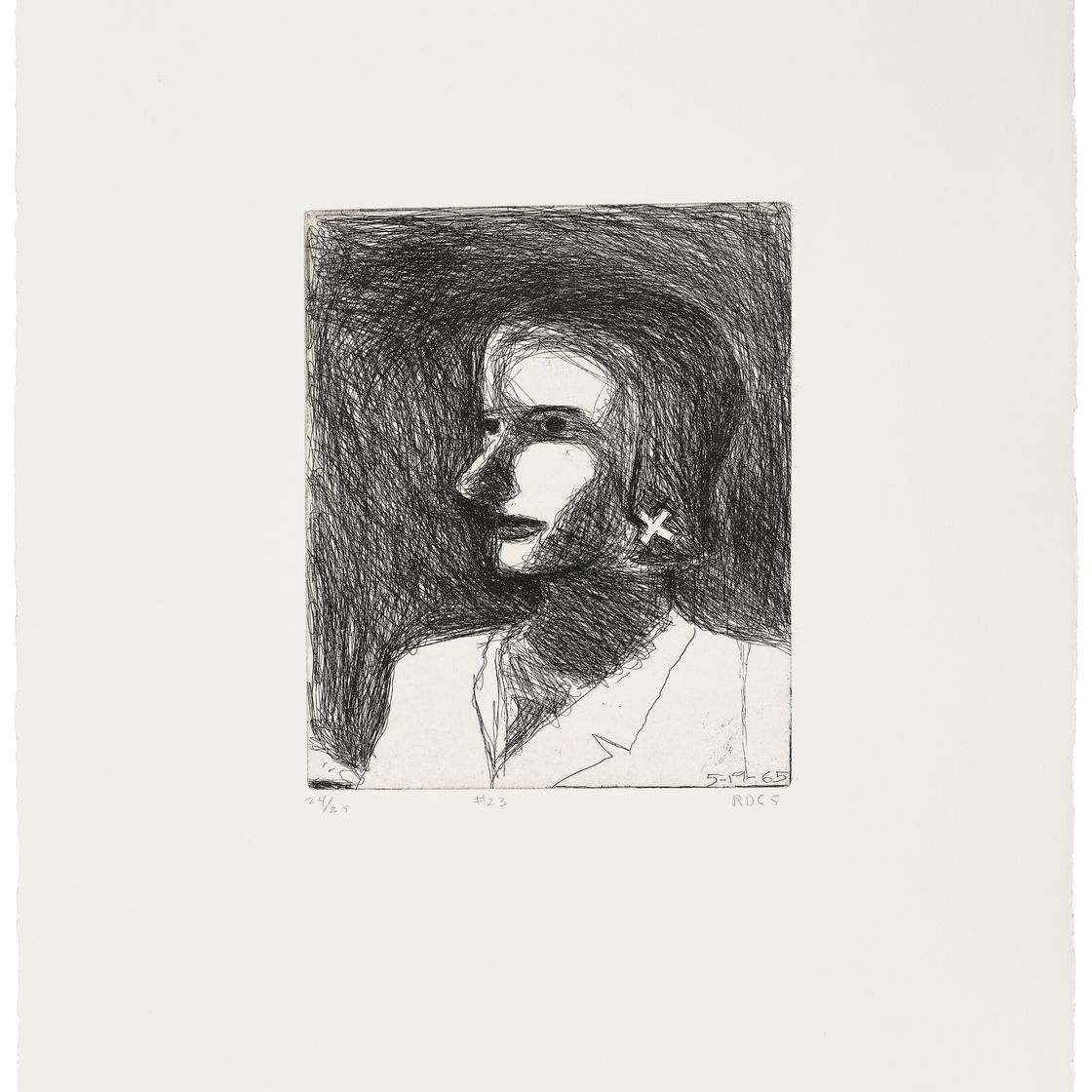 Richard Diebenkorn — 41 Гравюра с сухими точками, изображение 24
