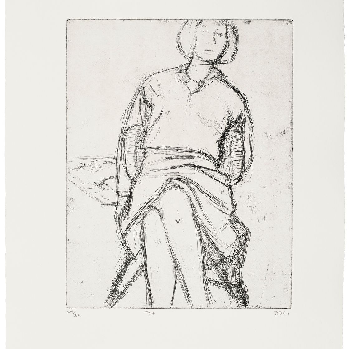 Richard Diebenkorn — 41 Гравюра с сухими точками, изображение 25