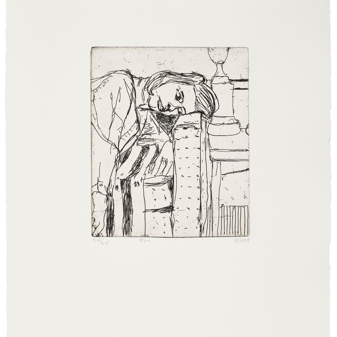 Richard Diebenkorn — 41 Гравюра с сухими точками, изображение 26