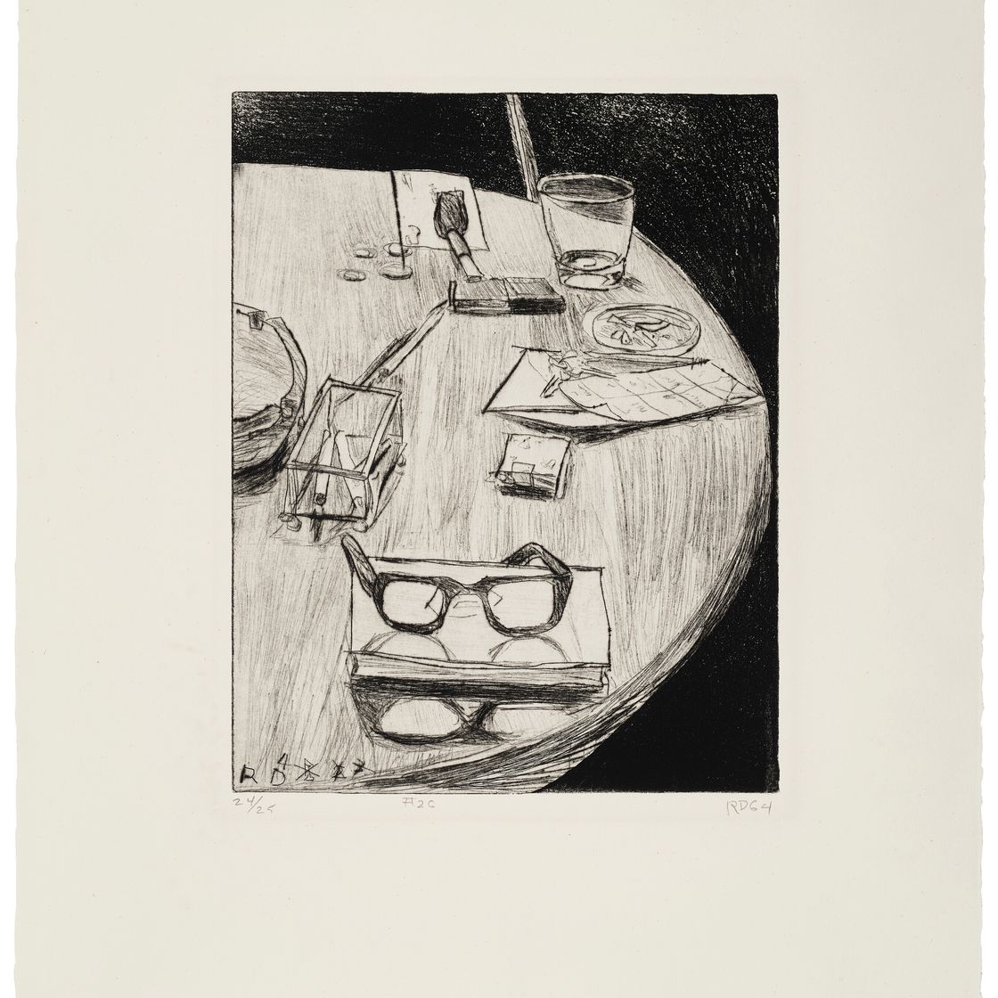 Richard Diebenkorn — 41 Гравюра с сухими точками, изображение 27