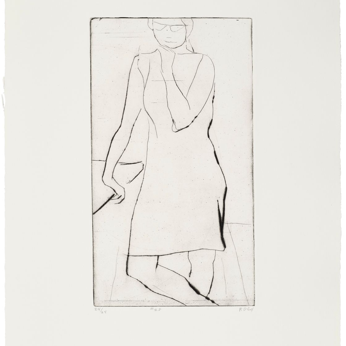 Richard Diebenkorn — 41 Гравюра с сухими точками, изображение 29