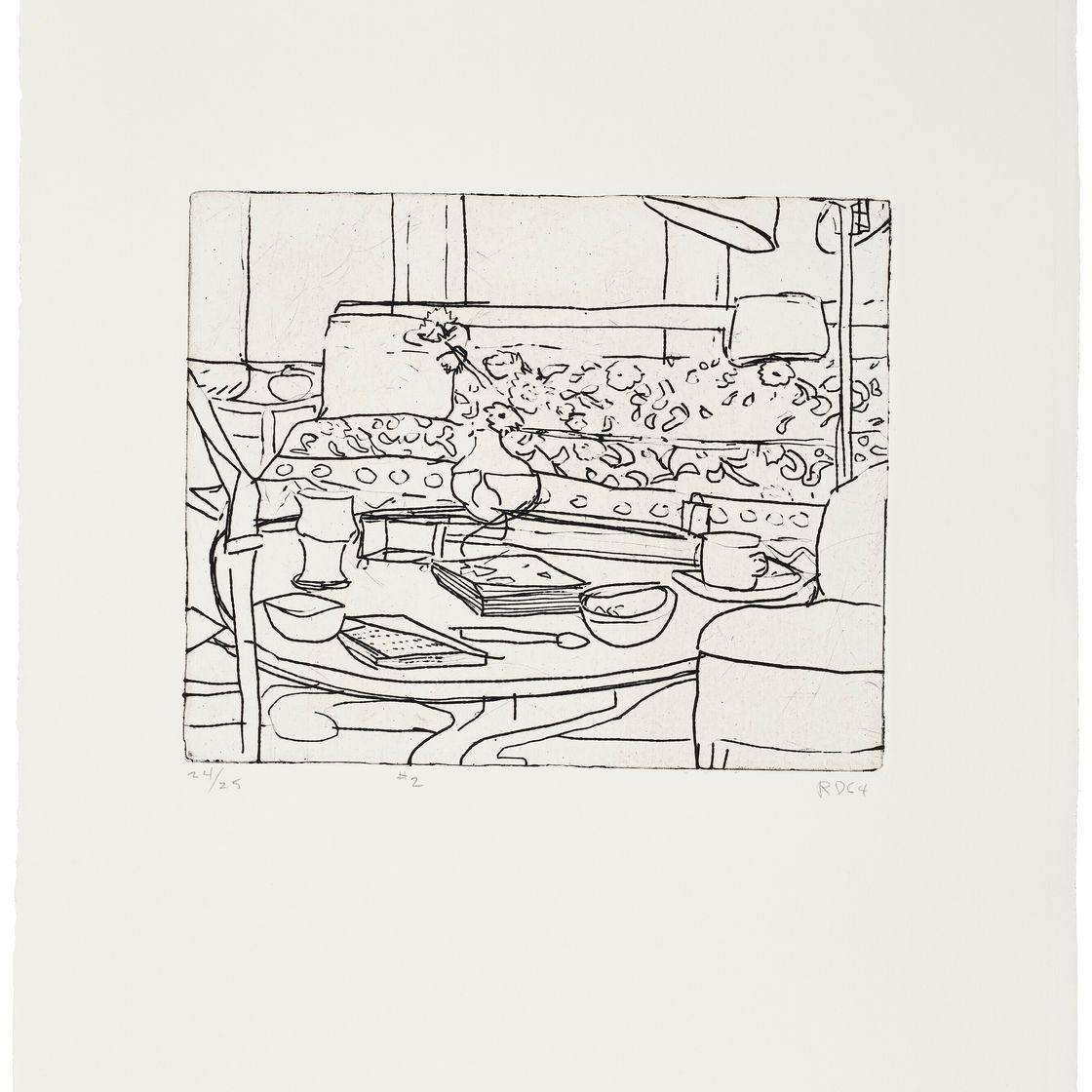 Richard Diebenkorn — 41 Гравюра с сухими точками, изображение 4