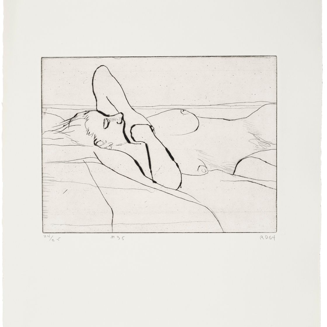 Richard Diebenkorn — 41 Гравюра с сухими точками, изображение 36