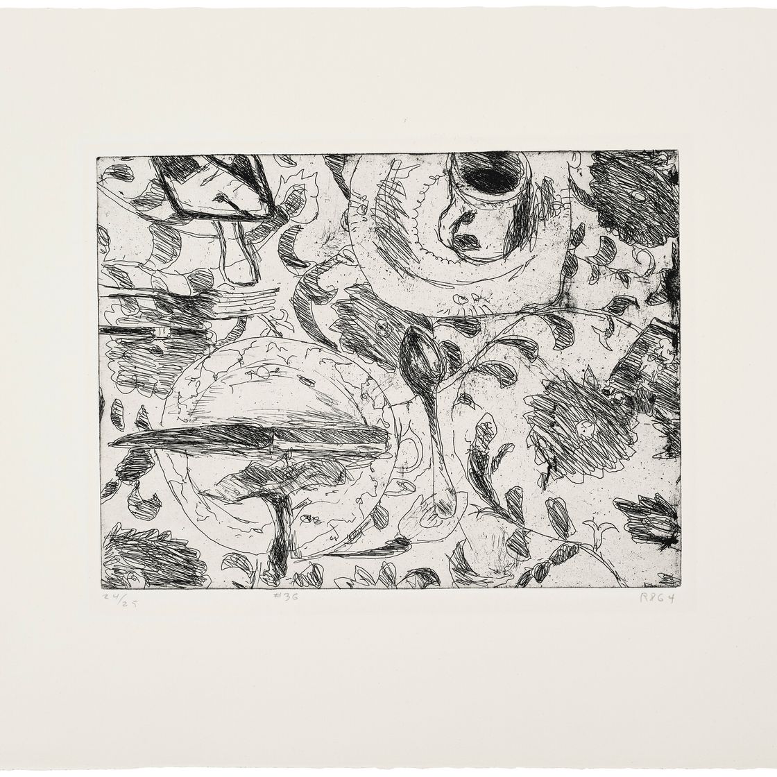 Richard Diebenkorn — 41 Гравюра с сухими точками, изображение 37