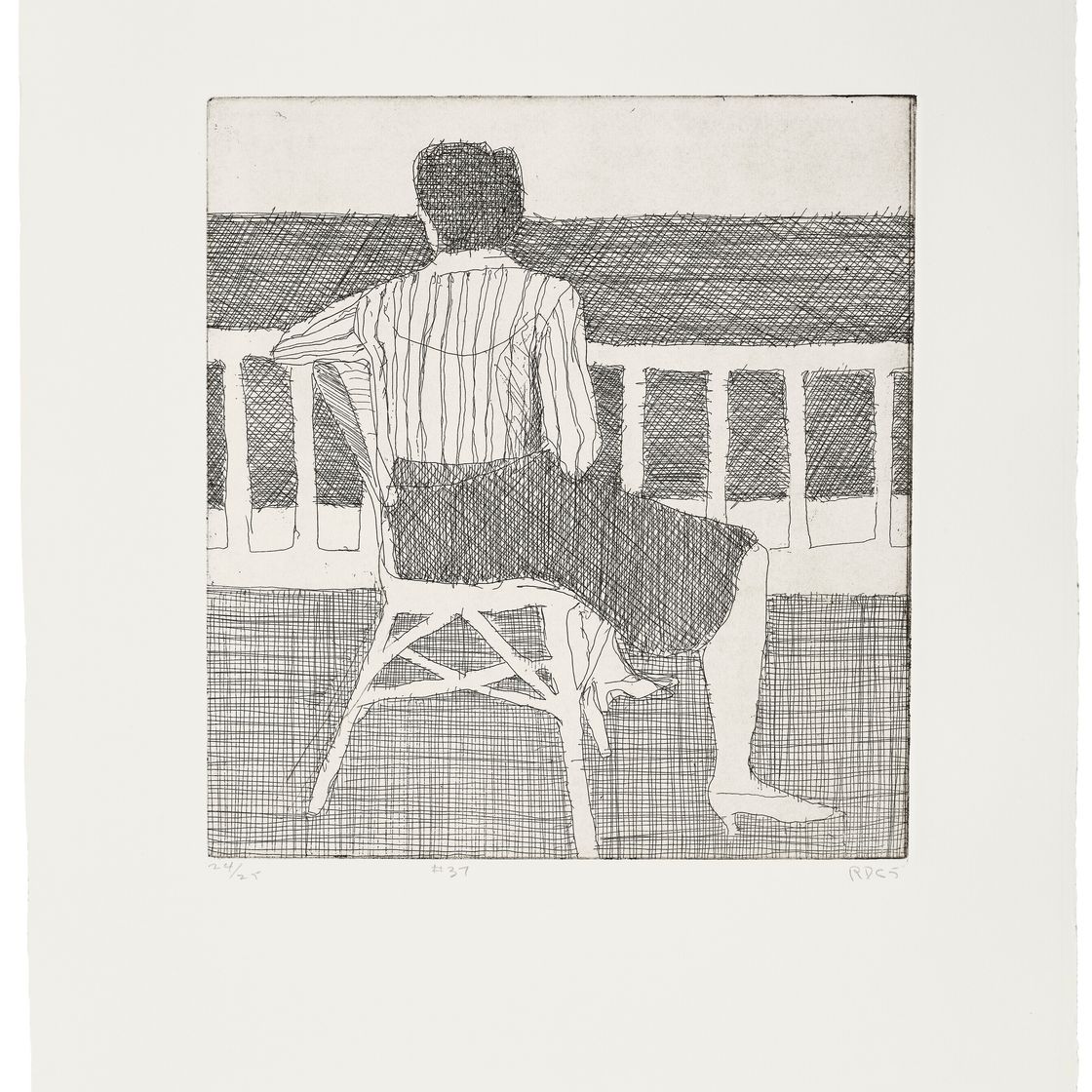 Richard Diebenkorn — 41 Гравюра с сухими точками, изображение 38
