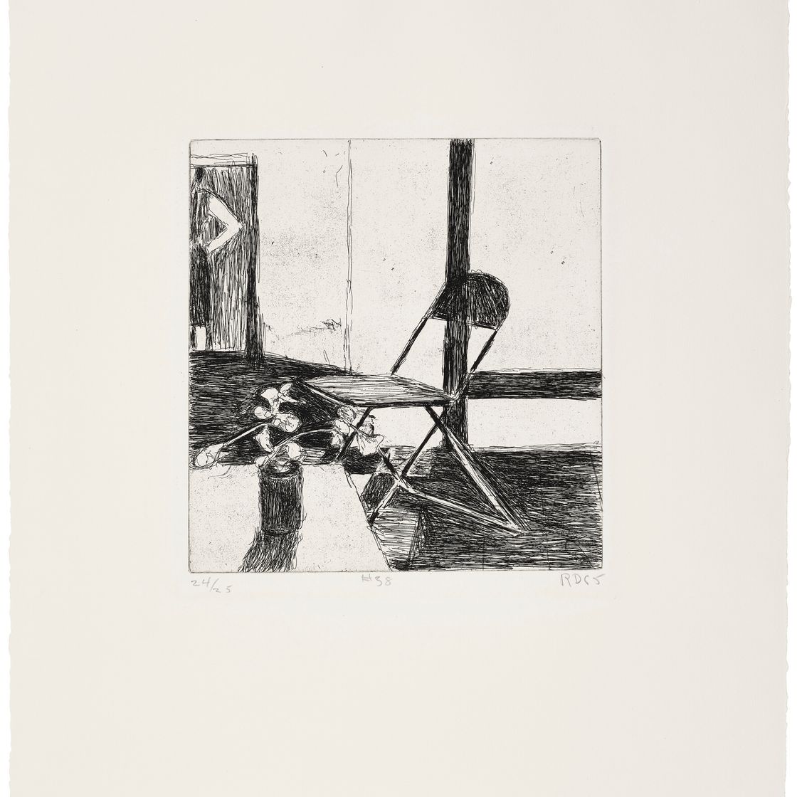 Richard Diebenkorn — 41 Гравюра с сухими точками, изображение 39