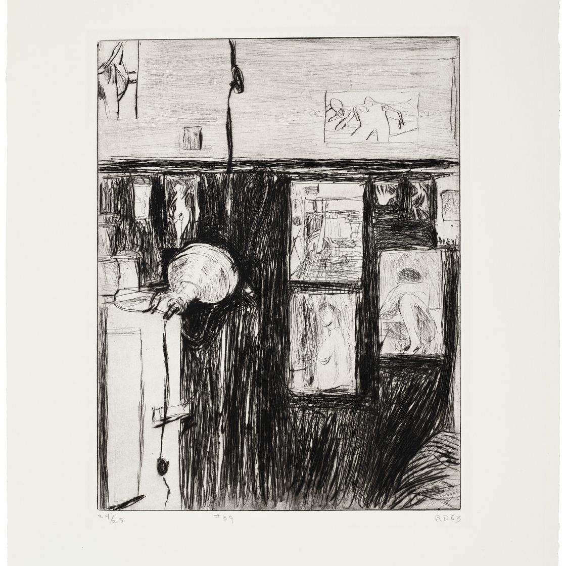 Richard Diebenkorn — 41 Гравюра с сухими точками, изображение 40