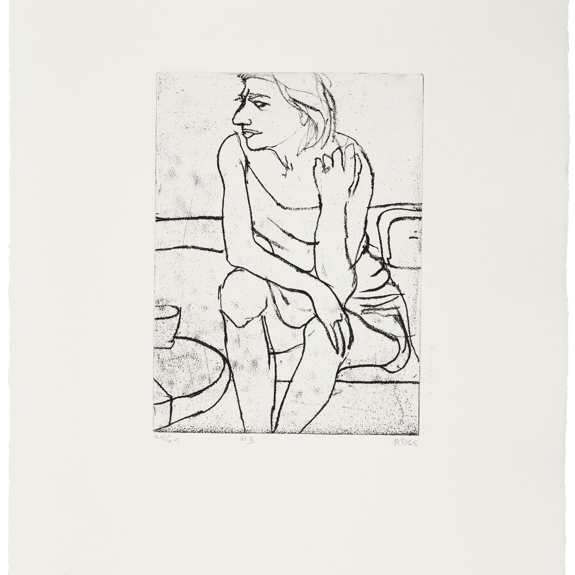 Richard Diebenkorn — 41 Гравюра с сухими точками, изображение 5
