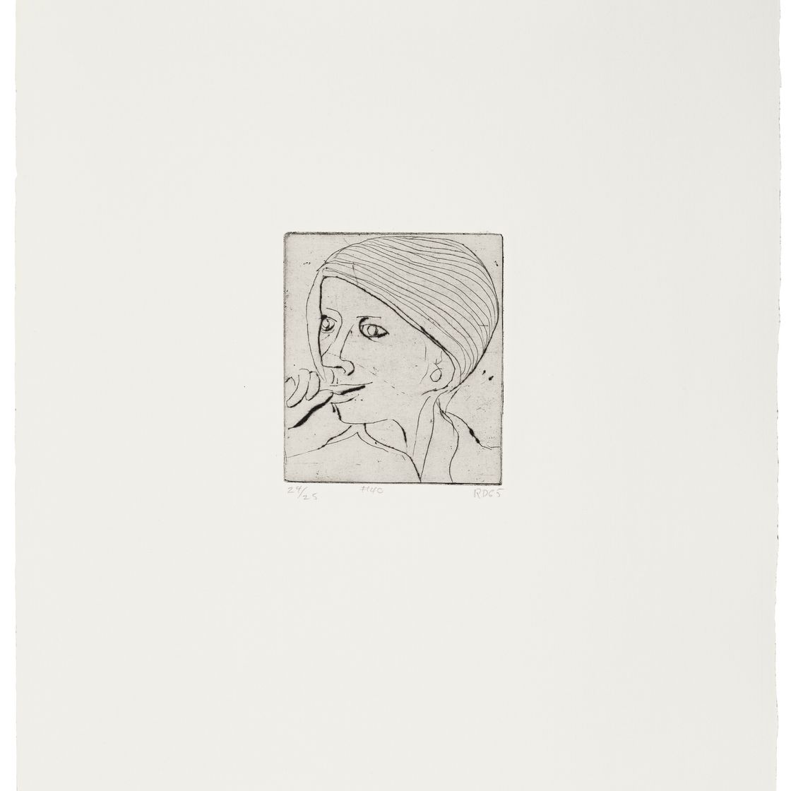 Richard Diebenkorn — 41 Гравюра с сухими точками, изображение 41