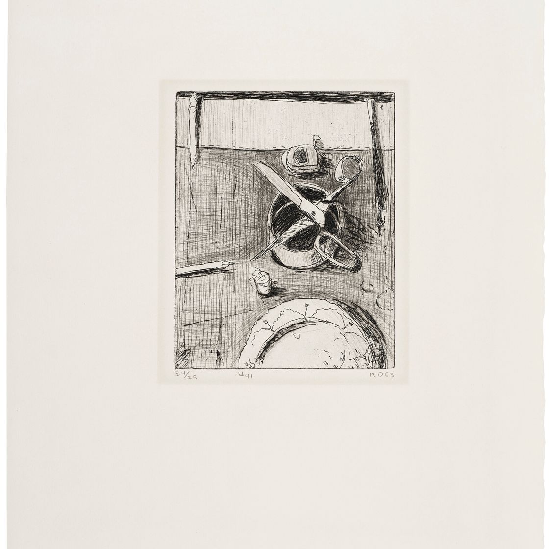 Richard Diebenkorn — 41 Гравюра с сухими точками, изображение 42