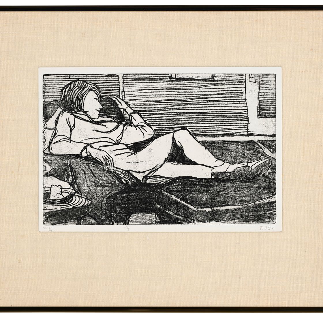 Richard Diebenkorn — 41 Гравюра с сухими точками, изображение 43