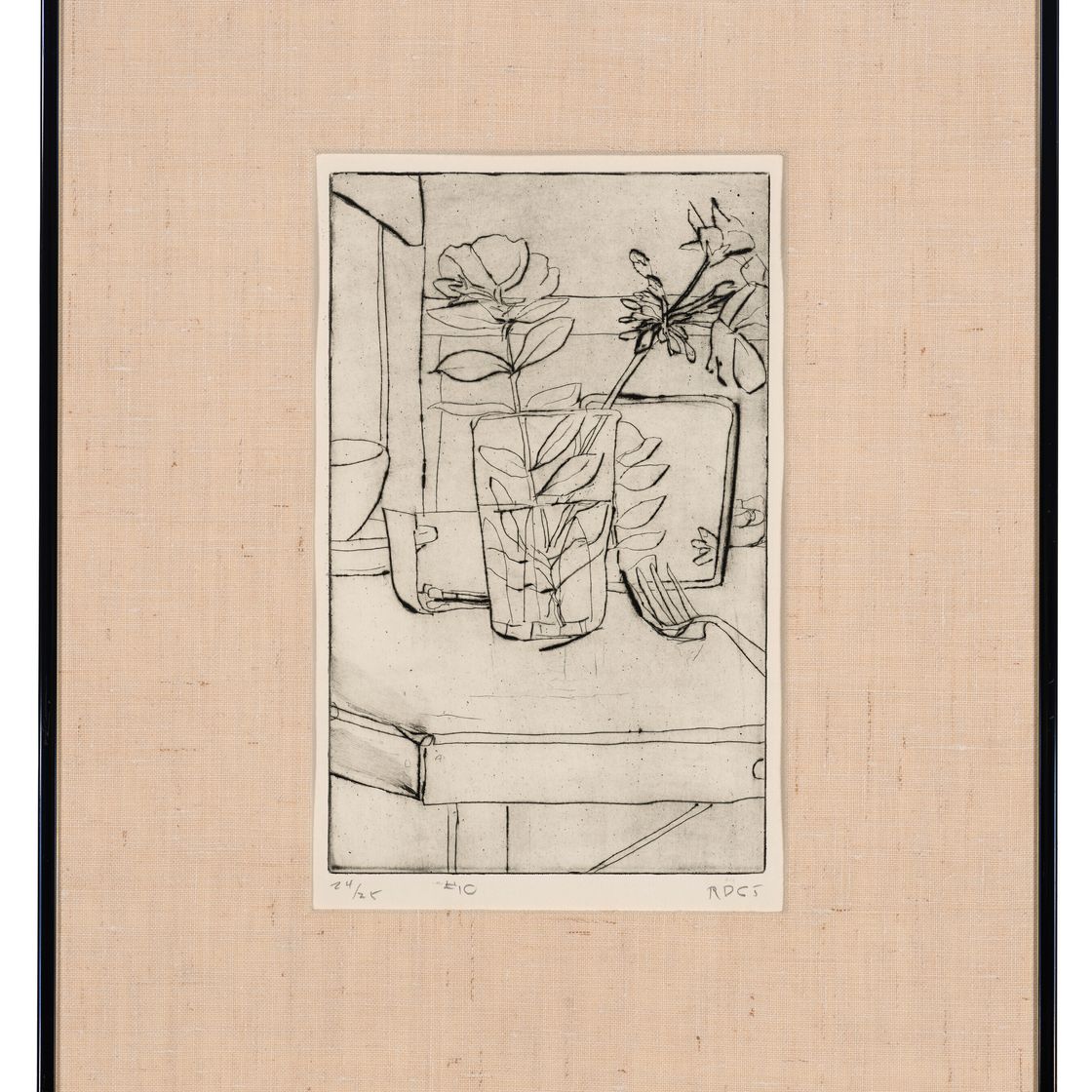 Richard Diebenkorn — 41 Гравюра с сухими точками, изображение 44
