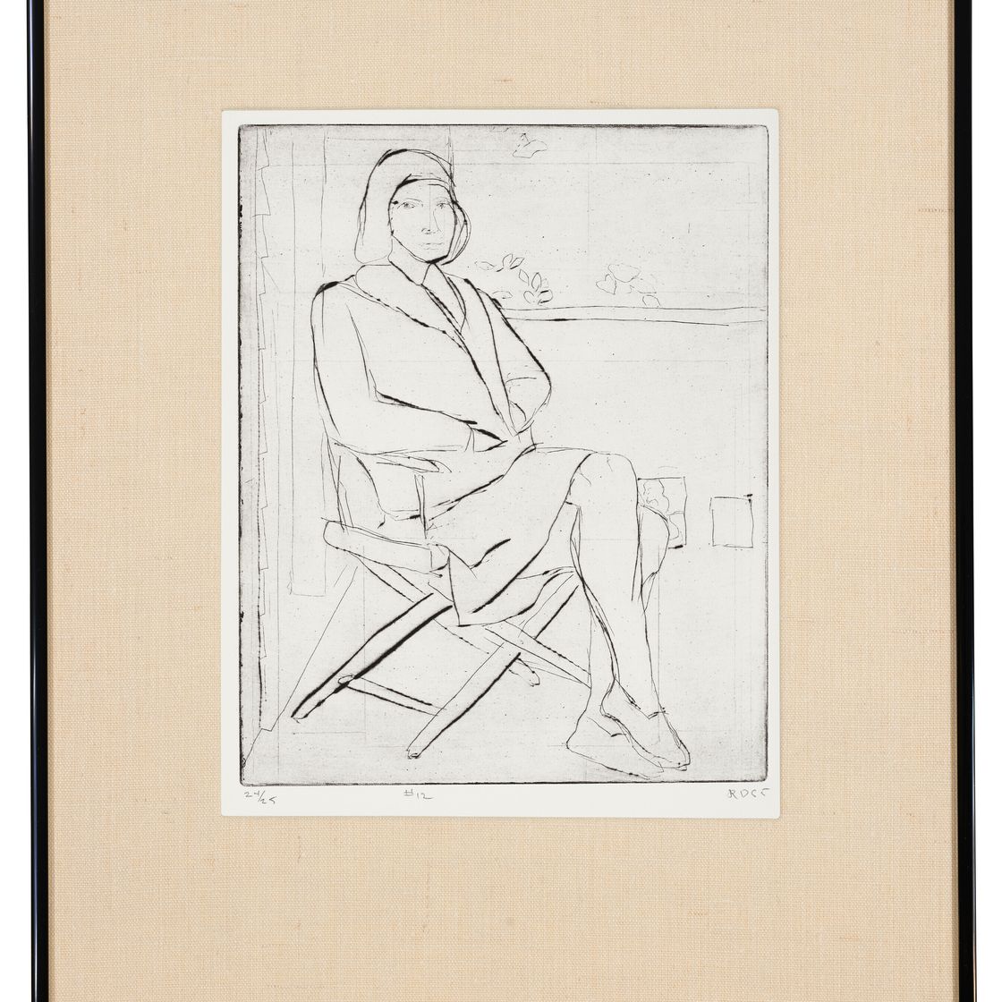 Richard Diebenkorn — 41 Гравюра с сухими точками, изображение 45