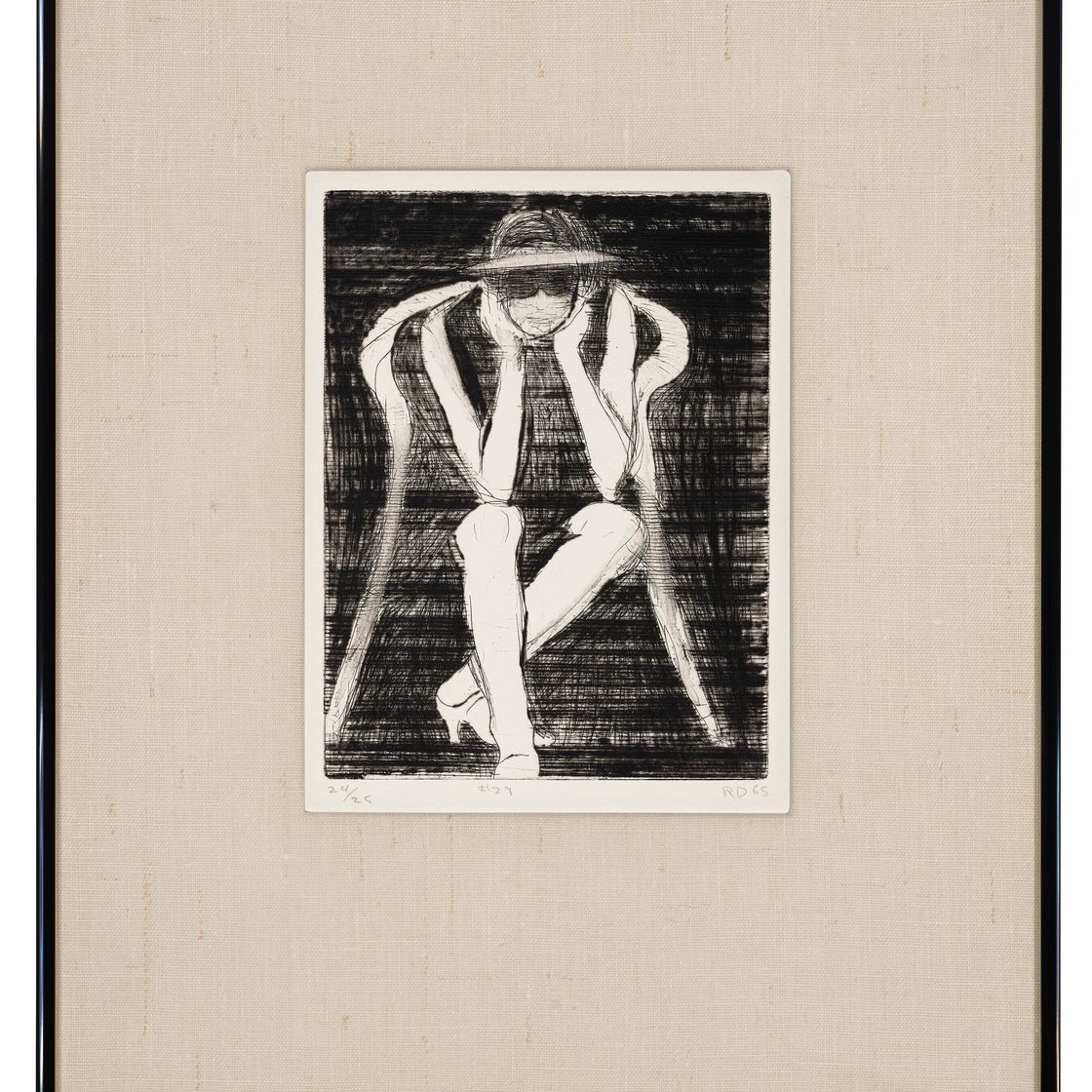 Richard Diebenkorn — 41 Гравюра с сухими точками, изображение 49