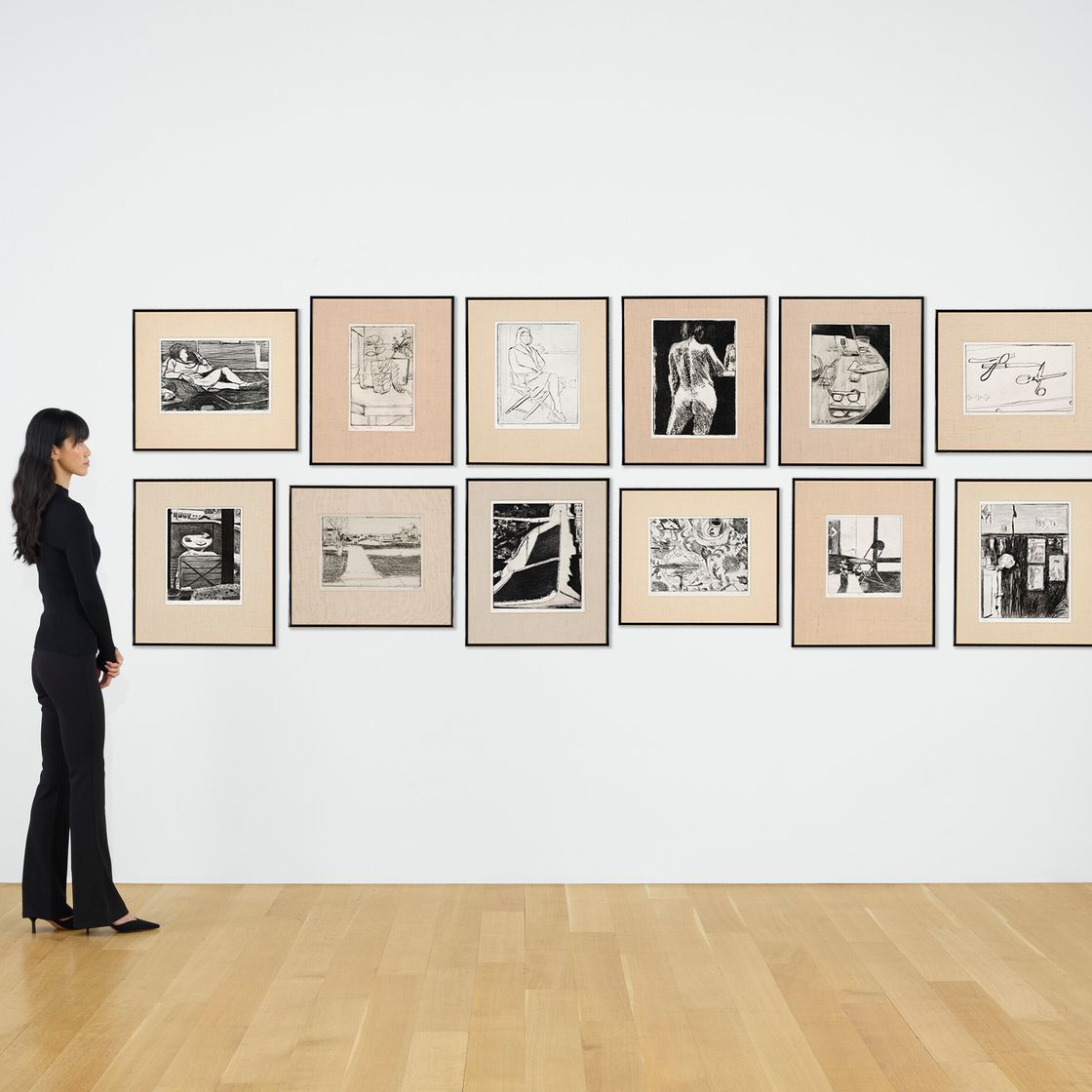 Richard Diebenkorn — 41 Гравюра с сухими точками, изображение 57