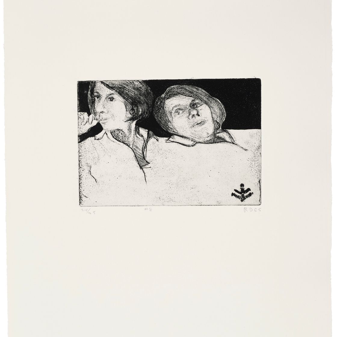 Richard Diebenkorn — 41 Гравюра с сухими точками, изображение 9