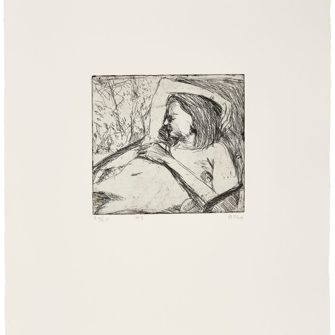 Richard Diebenkorn — 41 Гравюра с сухими точками, изображение 10