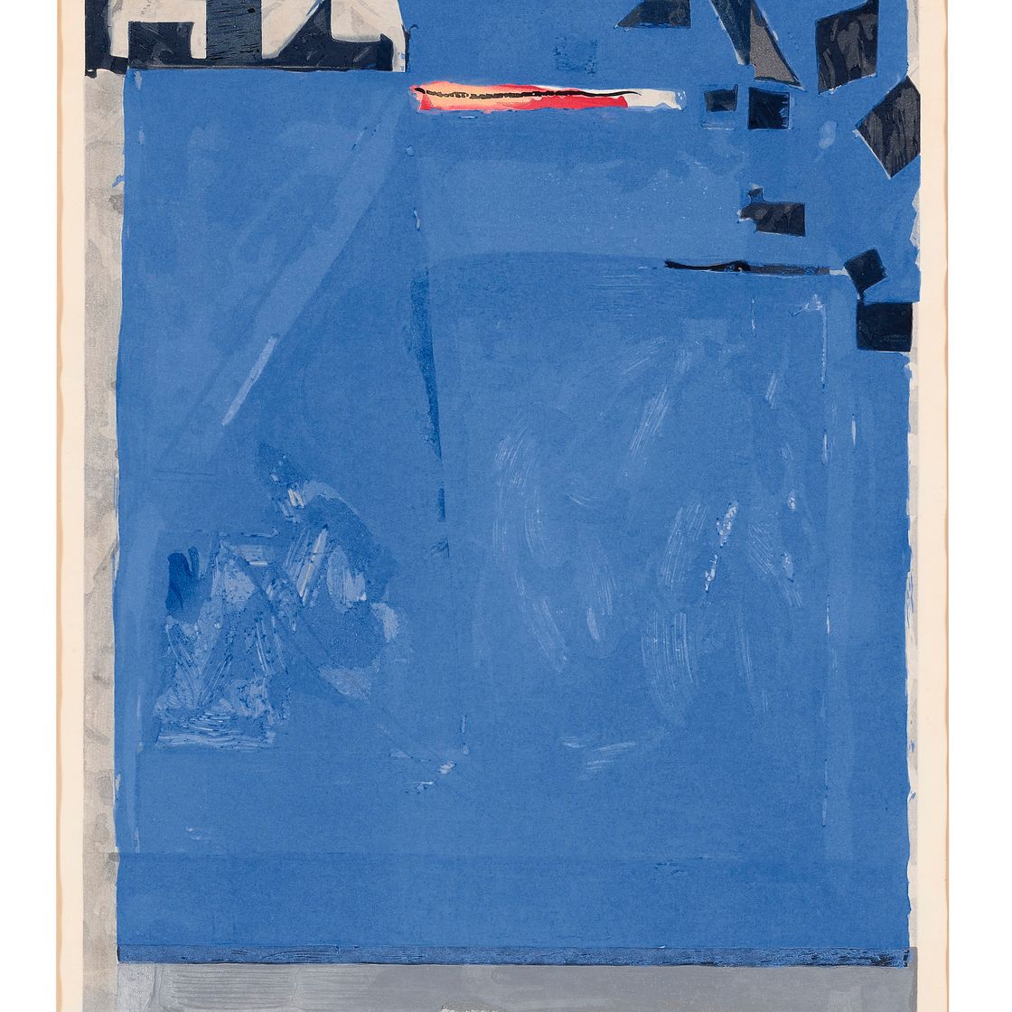 Richard Diebenkorn — Синий с красным