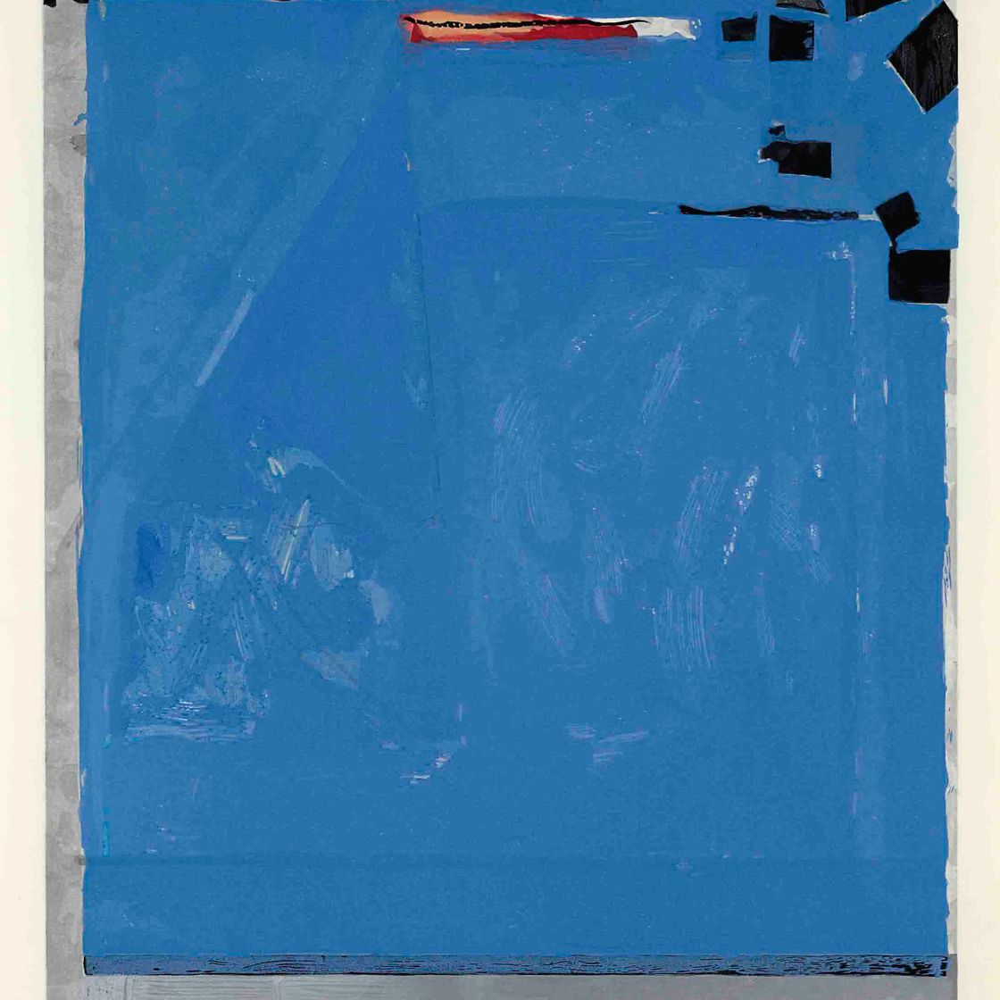Richard Diebenkorn — Синий с красным