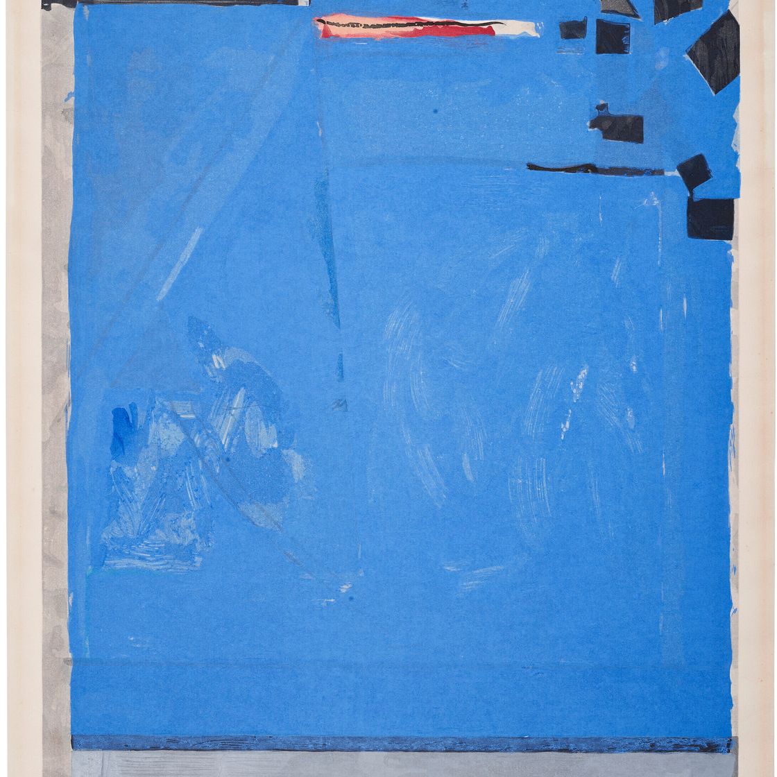 Richard Diebenkorn — Синий с красным