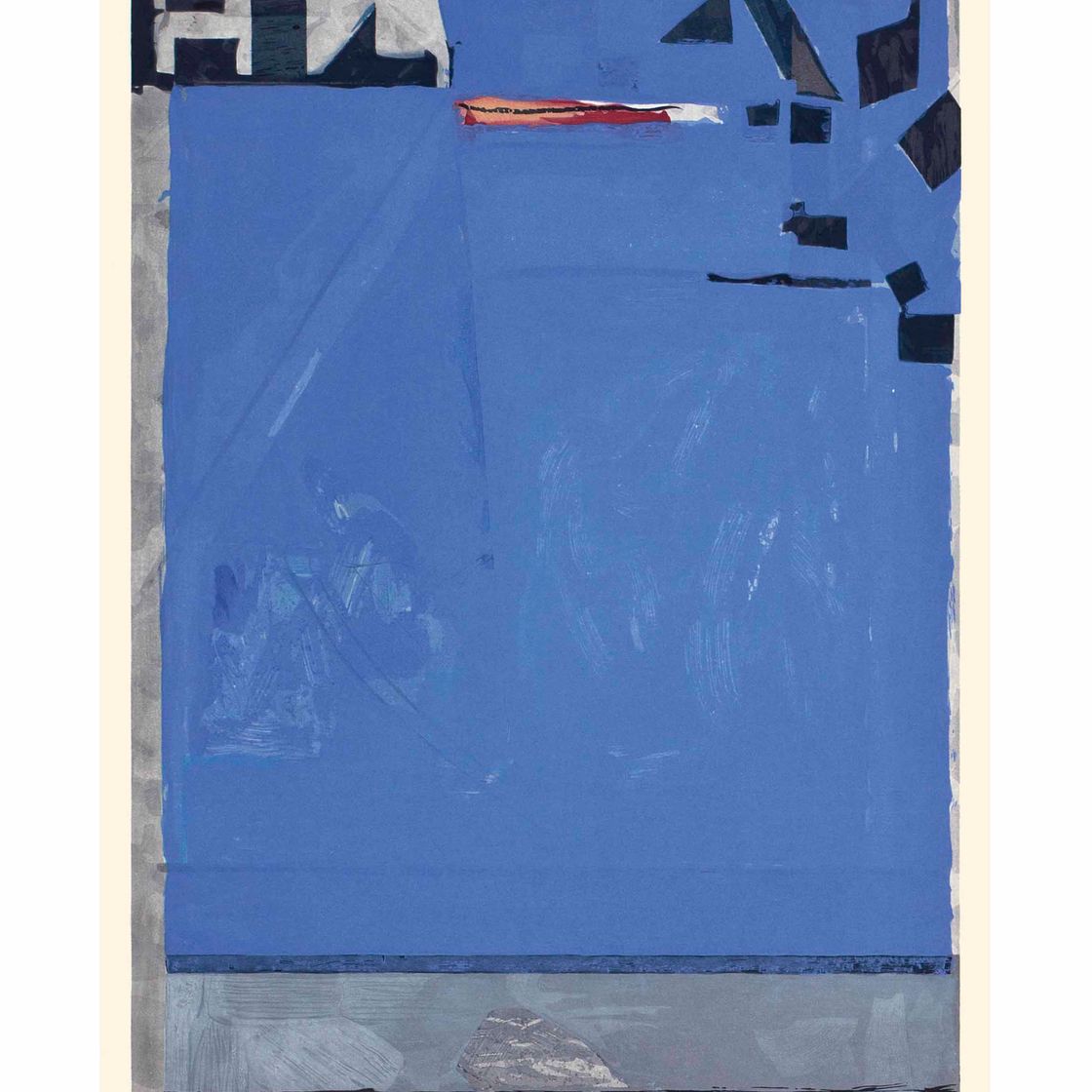 Richard Diebenkorn — Синий с красным
