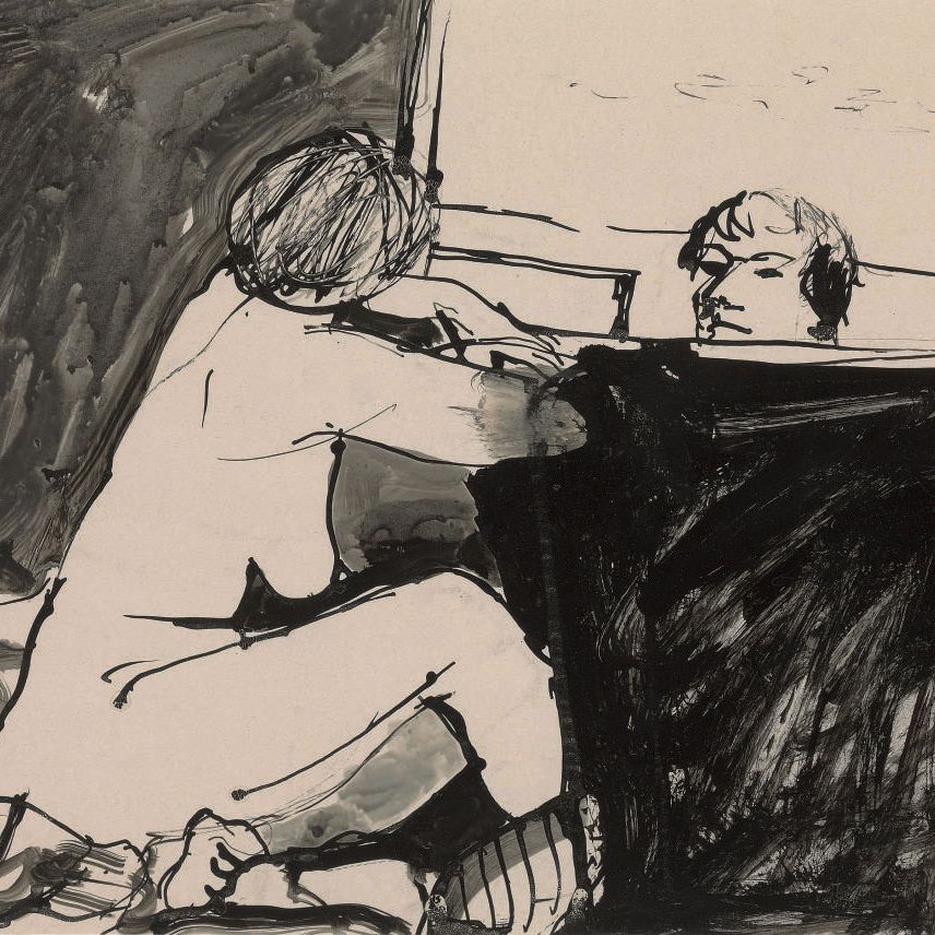 Richard Diebenkorn — Без названия (две цифры)