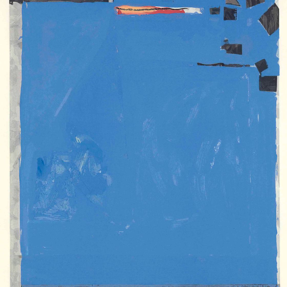 Richard Diebenkorn — Синий с красным
