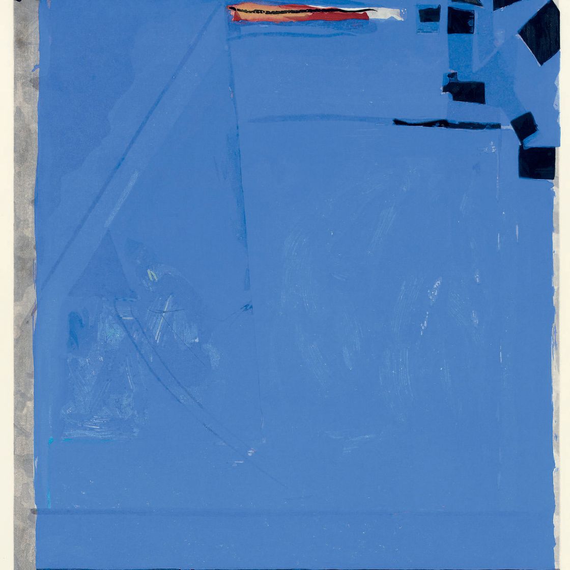 Richard Diebenkorn — Синий с красным