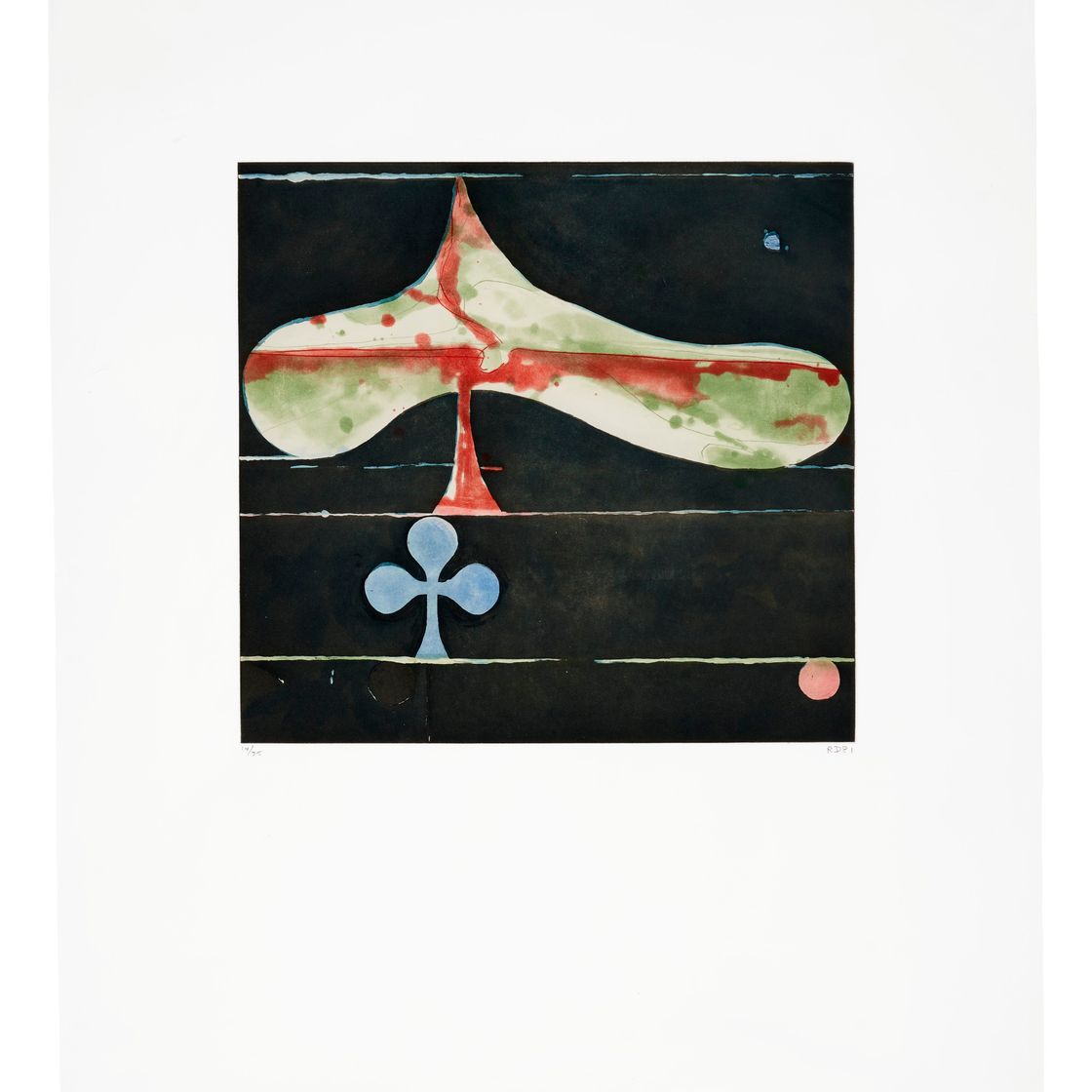 Richard Diebenkorn — Раскладывая лопату, начиная с треф и пик, изображение 1
