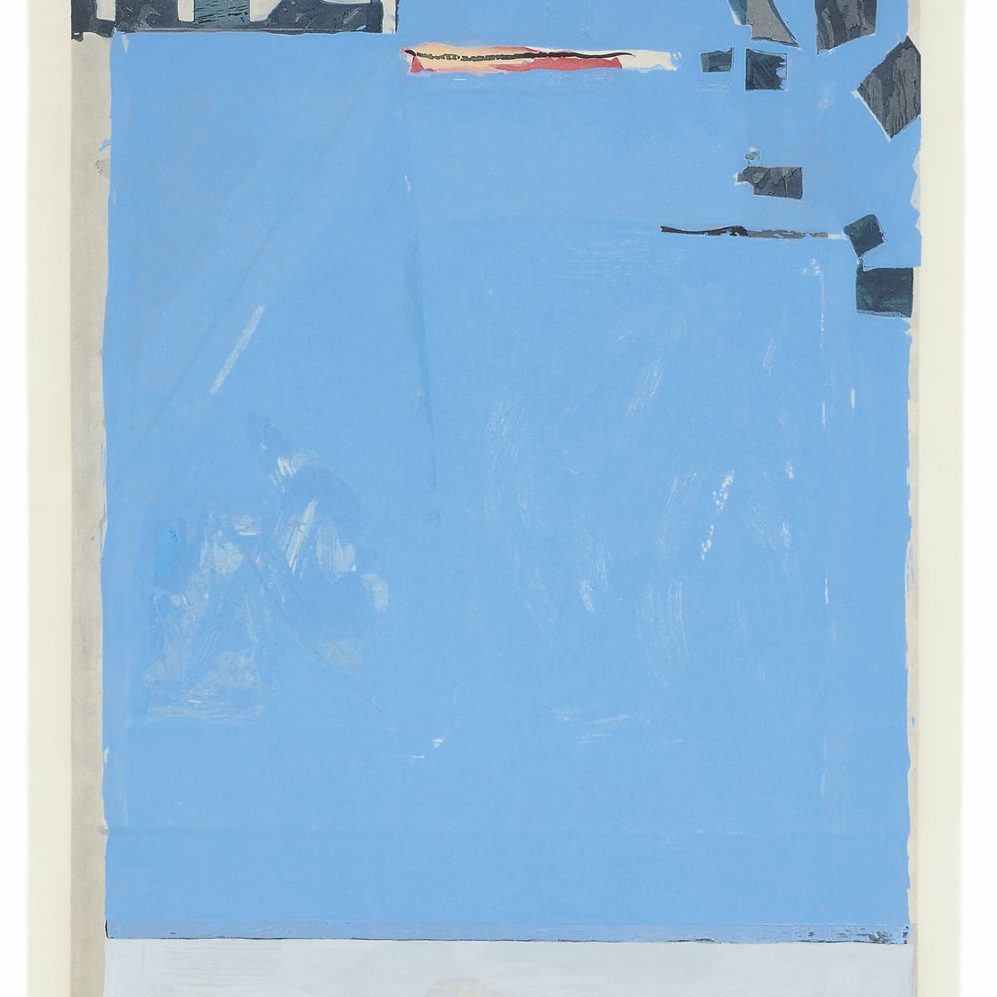 Richard Diebenkorn — Синий с красным
