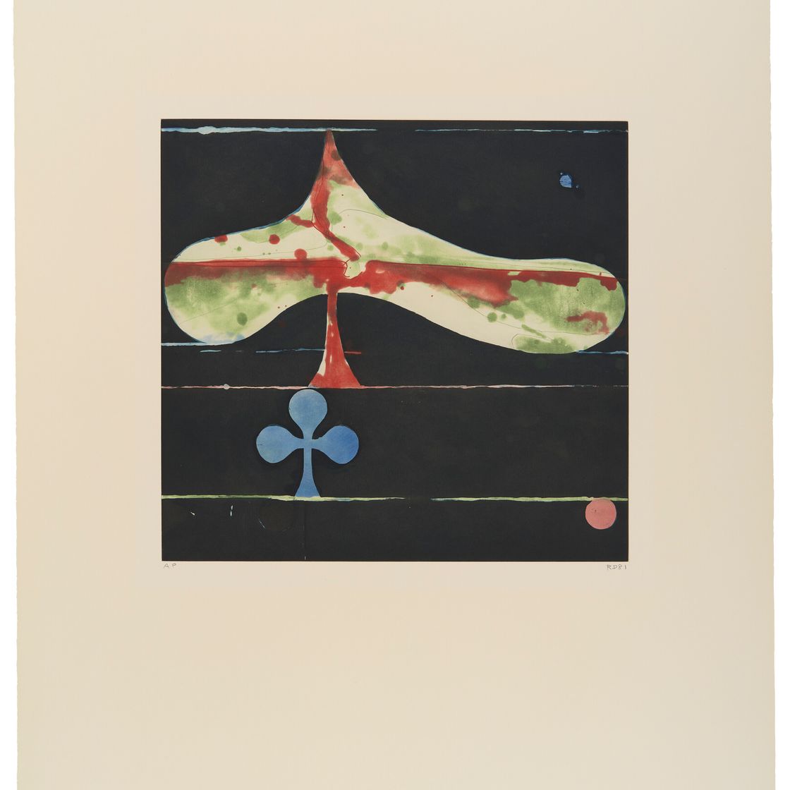 Richard Diebenkorn — Раскидистая лопата, из треф и пик