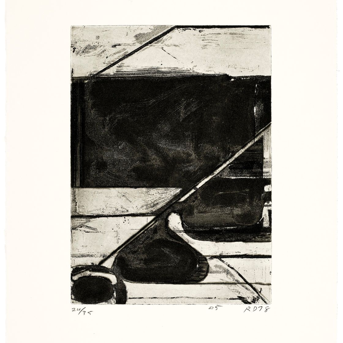 Richard Diebenkorn — Пять акватинт в технике Drypoint, издательство Crown Point Press, Окленд, 1978, изображение 4