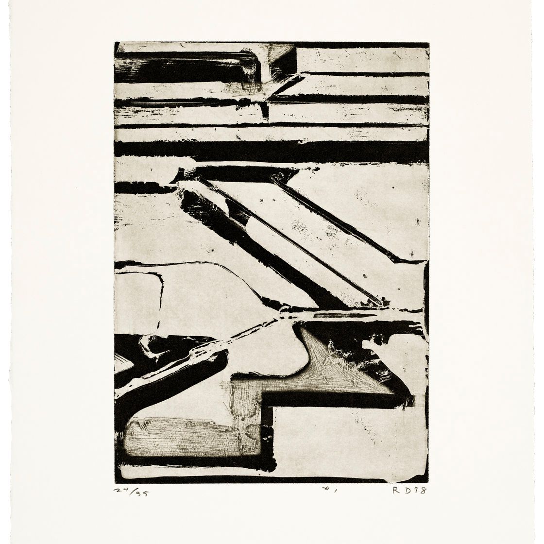 Richard Diebenkorn — Пять акватинт в технике Drypoint, издательство Crown Point Press, Окленд, 1978, изображение 5