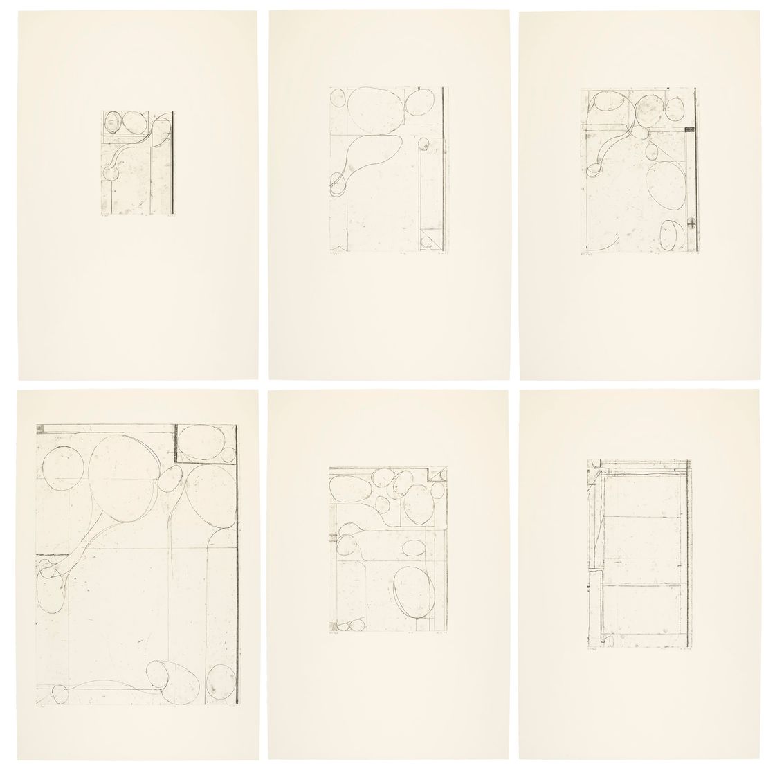 Richard Diebenkorn — Шесть офортов на мягком фоне, изображение 1