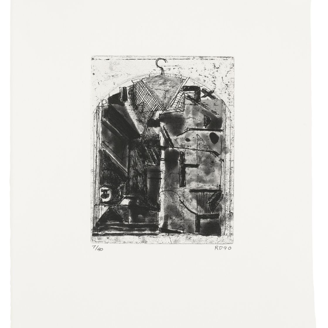 Richard Diebenkorn — Шесть гравюр на стихи У.Б. Йейтса, изображение 6