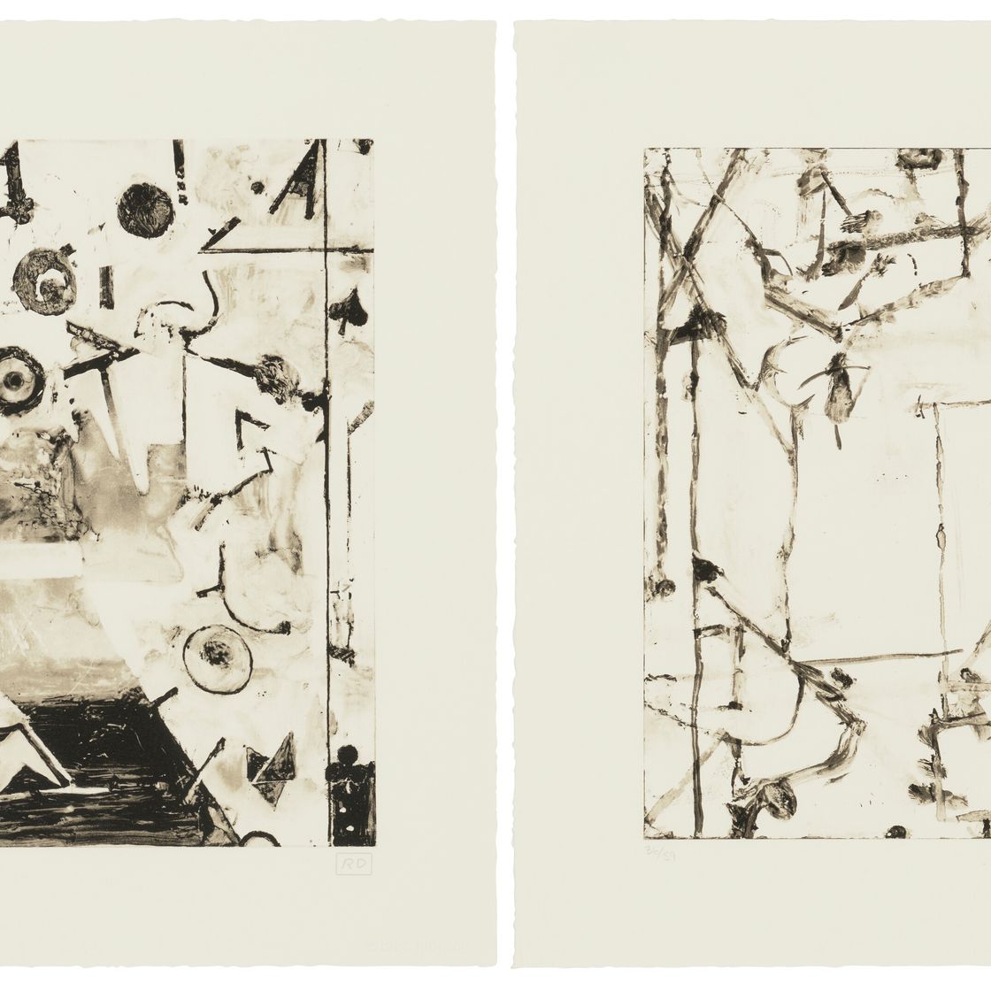 Richard Diebenkorn — Две гравюры художника